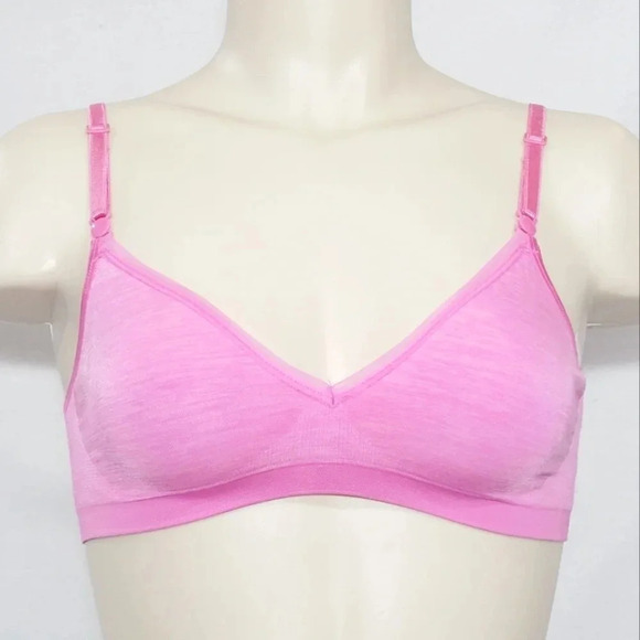 SMALL Hanes G795 HCC2 Barely There 4085 ComfortFlex Seamless Wirefree Bra Pink N - Picture 1 of 3